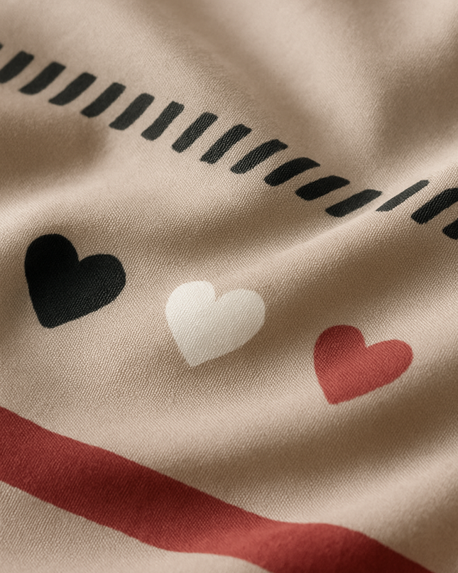 Caramel Love – Housse de couette en coton mercerise, douce et romantique