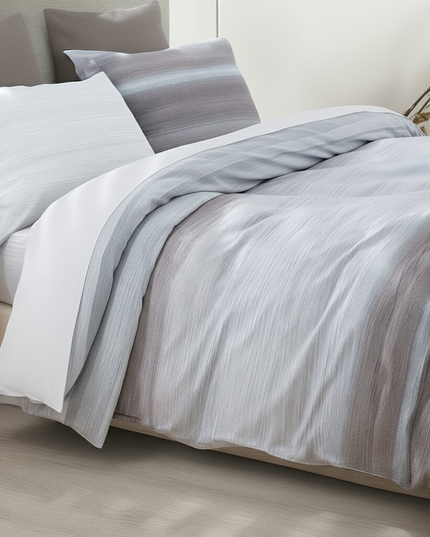 Perle de Lin – Housse de couette en Percale de Coton, moderne et épurée