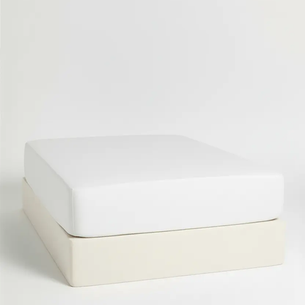 Drap-Housse Percale Uni Coton-Linge de lit haut de gamme-MaisonTextile
