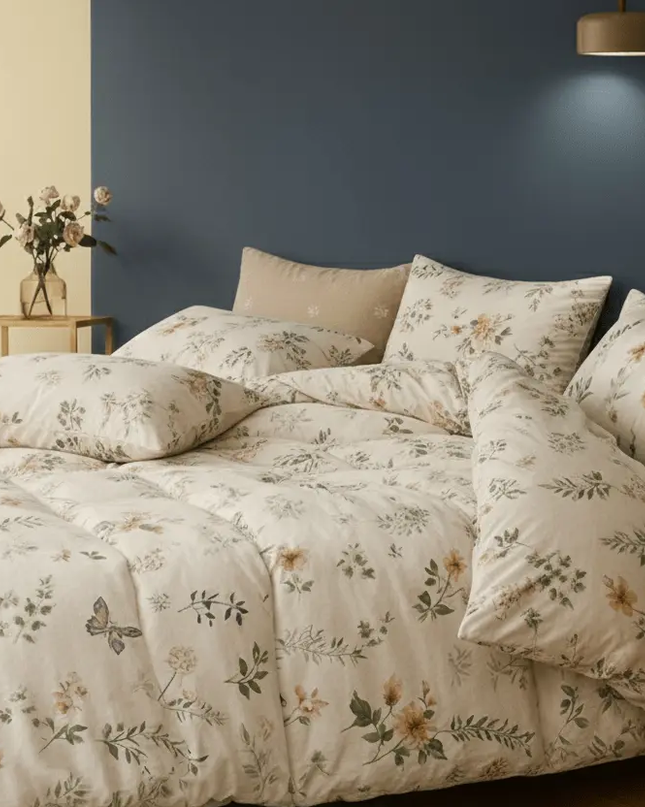 Housse de couette en percale de coton | Florale & bohème140x200MaisonTextile