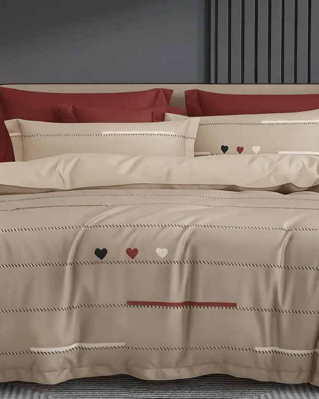 Housse de couette en polycoton renforcé | Douce & romantique140x200MaisonTextile