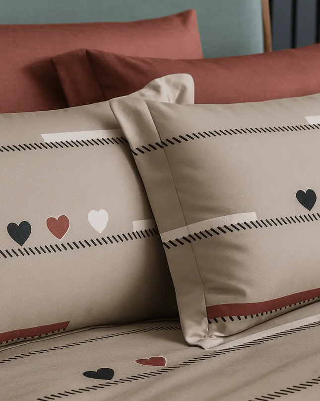 Housse de couette en polycoton renforcé | Douce & romantique140x200MaisonTextile