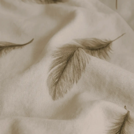 Housse de couette en polycoton renforcé | Naturelle & bohème140x200MaisonTextile