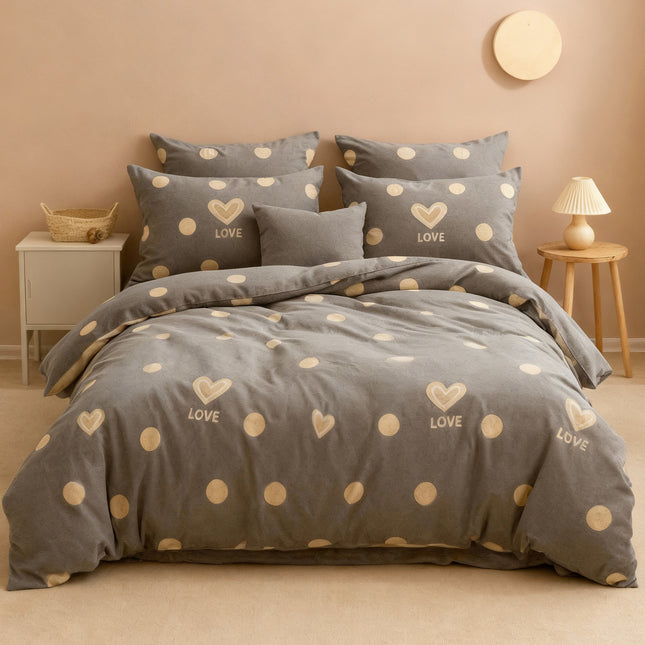 Parure en Percale de Coton 100 Fils – Fraîche, Douce & Romantique