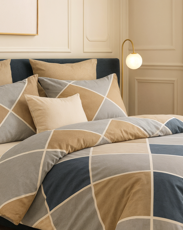 Housse de couette en percale de coton premium