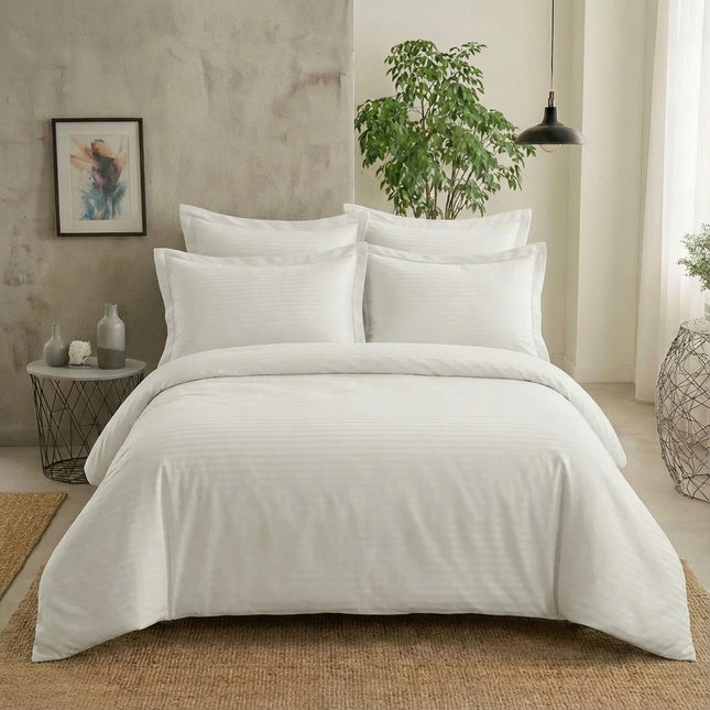 Parure de lit en satin de coton deluxe