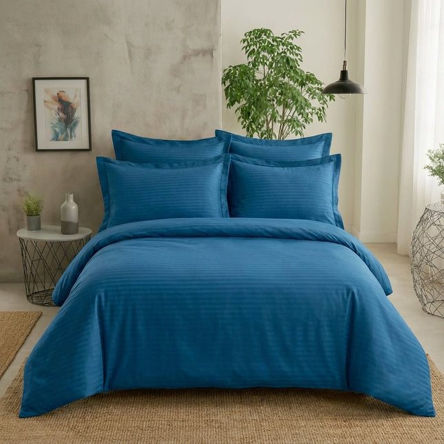 Parure de lit en satin de coton deluxe