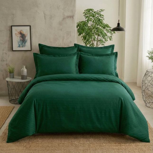 Parure de lit en satin de coton deluxe