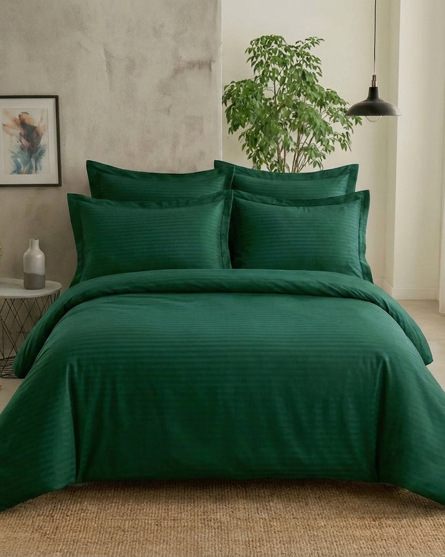 Parure de lit en satin de coton deluxe