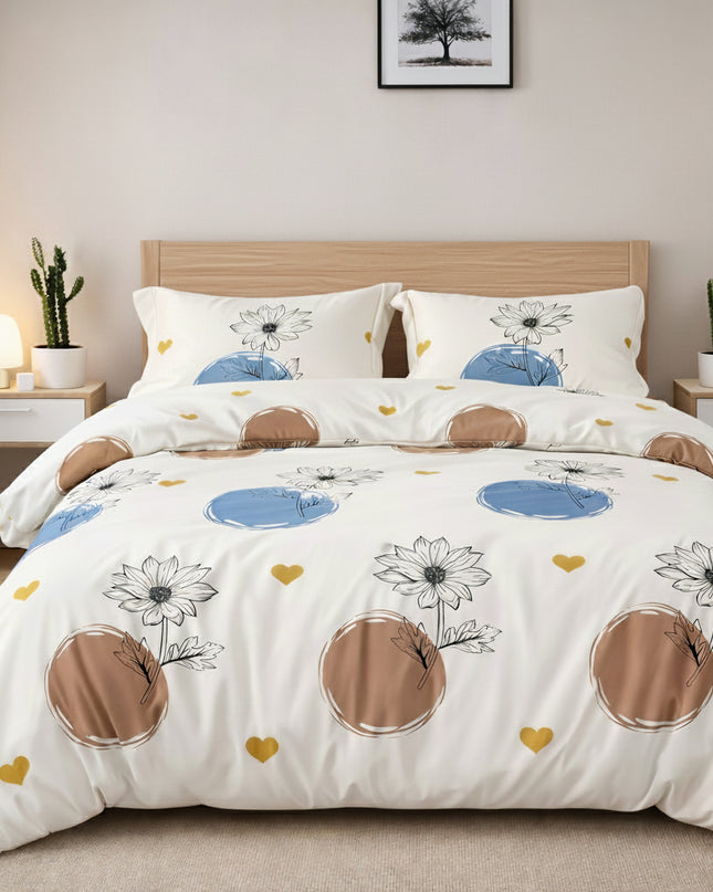 Parure de lit en polycoton renforcé