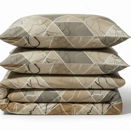 Parure de lit en polycoton renforcé | Graphique & contemporaine140x200MaisonTextile