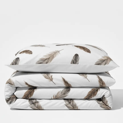 Parure de lit en polycoton renforcé | Naturelle & bohème140x200MaisonTextile