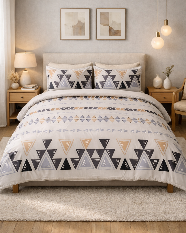 Parure de lit en polycoton renforcé