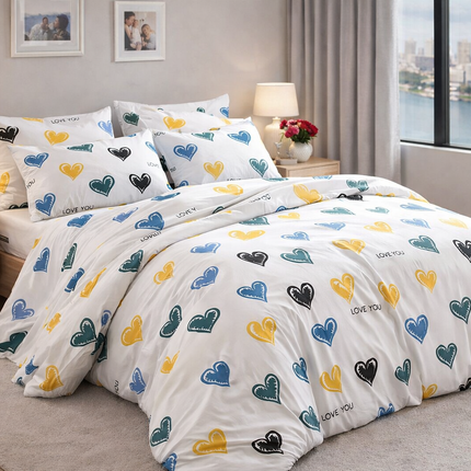 Parure de lit en polycoton renforcé