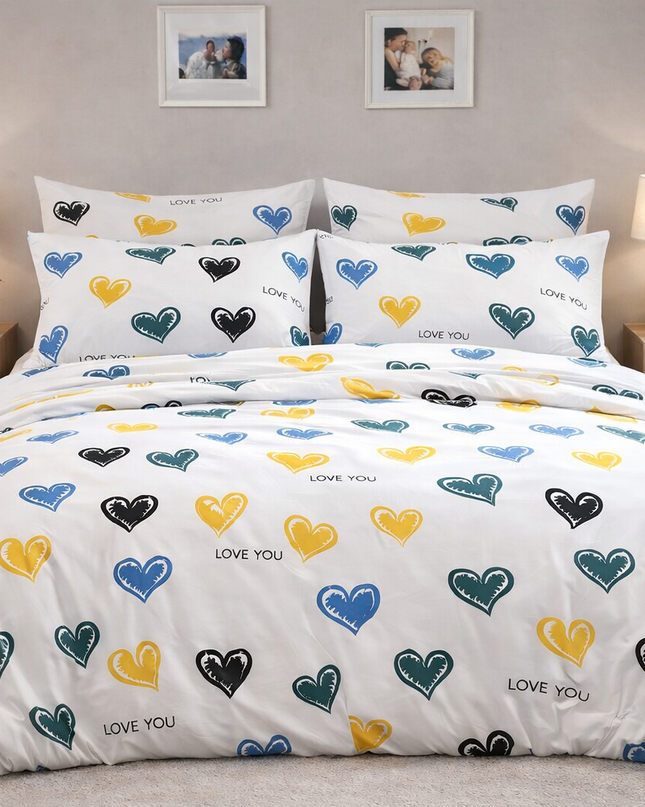 Parure de lit en polycoton renforcé