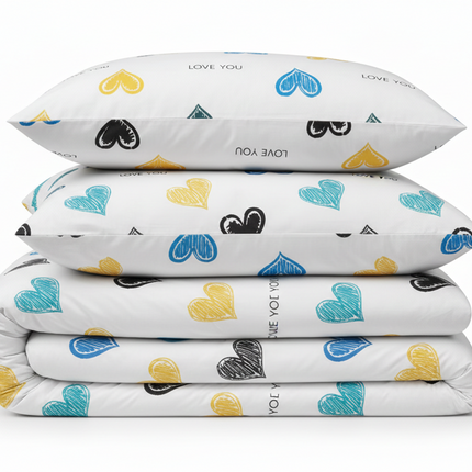 Parure de lit en polycoton renforcé